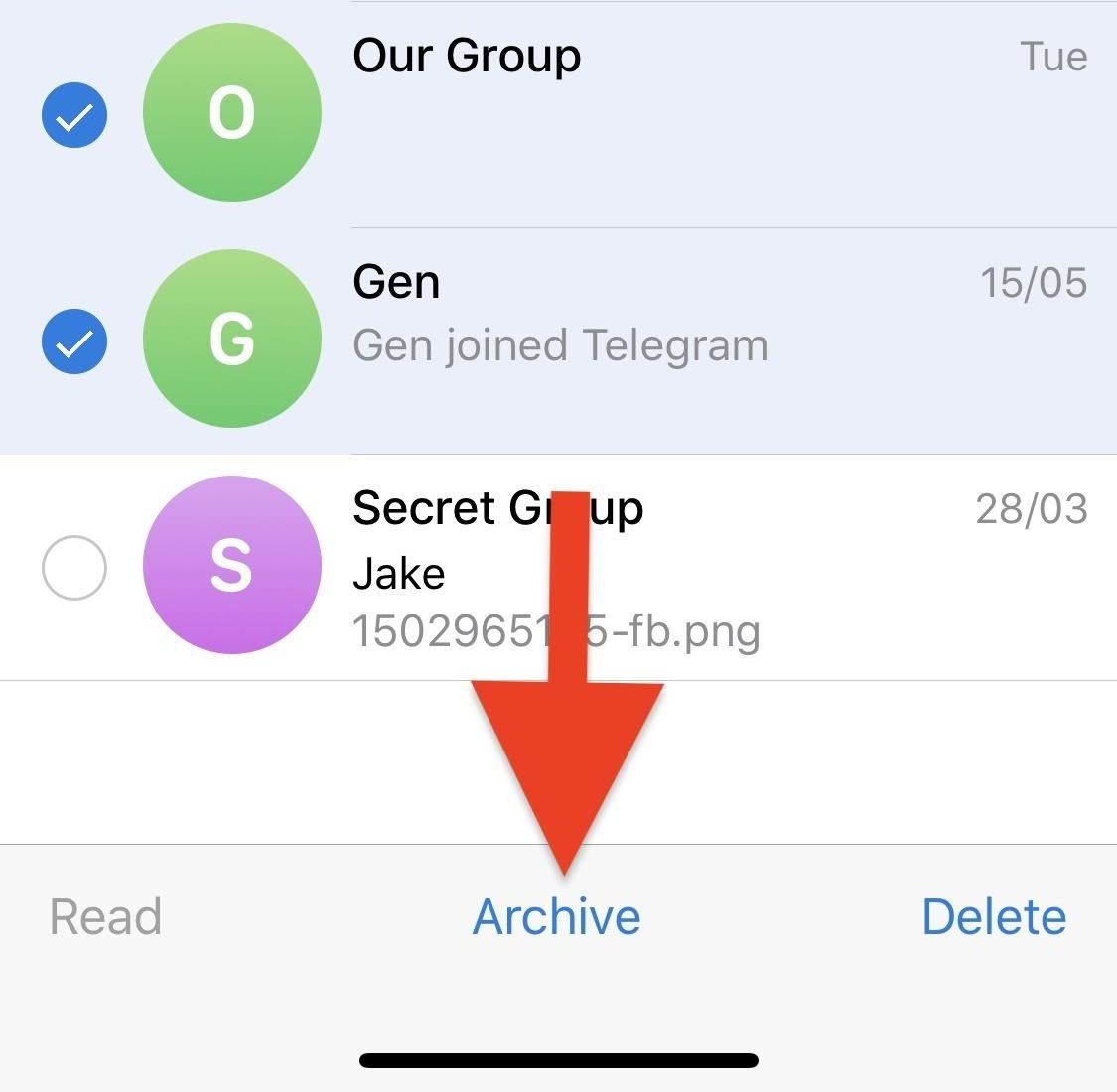 Archive telegram conversations keep your chat list clean organized