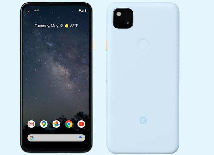 Google Pixel 4a in Barely Blue (Google)