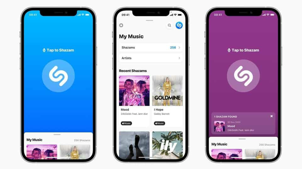 The main task Shazam needs to do, which is identifying a song, has been prioritized with access to the previously Shazamed tracks that are in the drop-down drawer at the bottom of the home screen. (9to5Mac)
